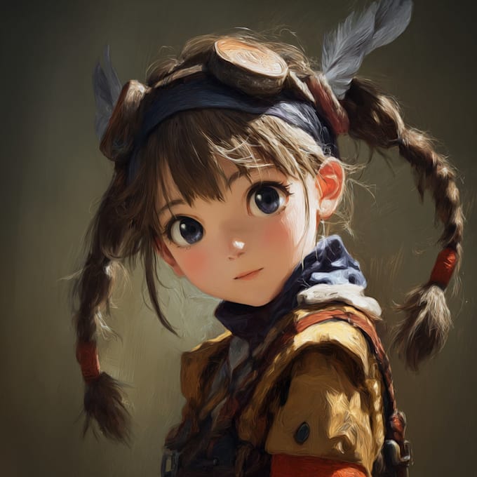 draw anime illustration for you