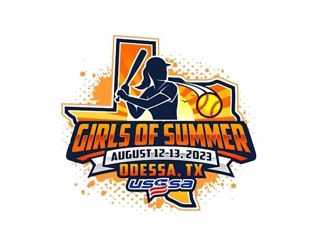 create awesome and gorgeous softball logo design
