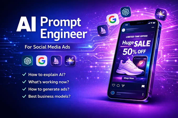 Be your expert ai prompt engineer using chatgpt and other ai models by ...