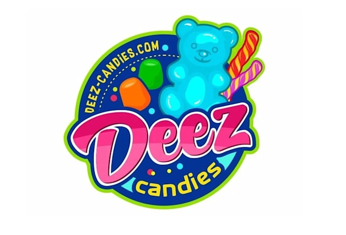 create creative and good looking candy logo design