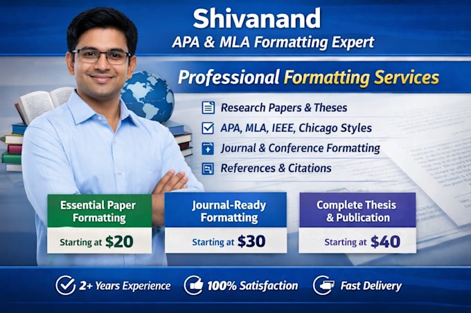 thesis and paper formatting