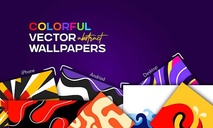 design custom abstract wallpaper for your phone or computer