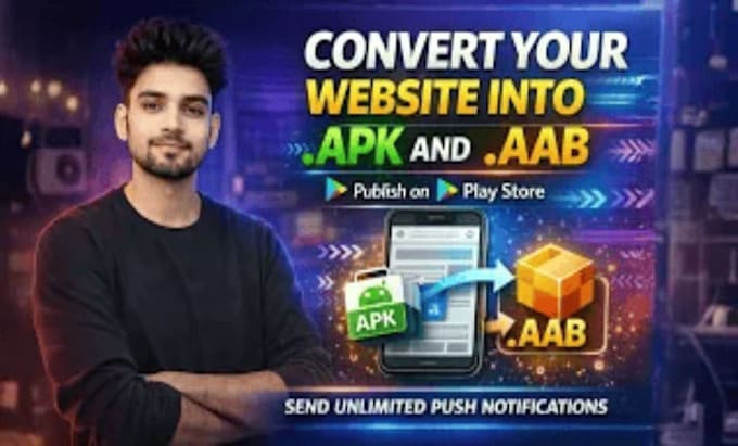 convert wordpress site into apk and aab