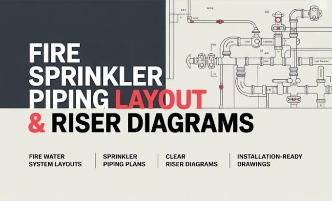 Do fire sprinkler piping layout and riser diagram for water systems by ...