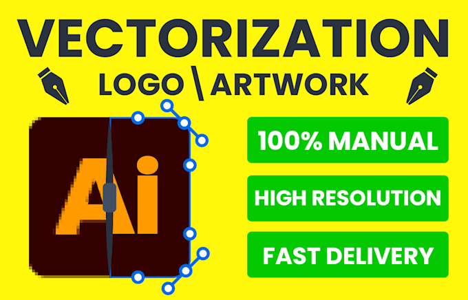 provide professional manual vector tracing
