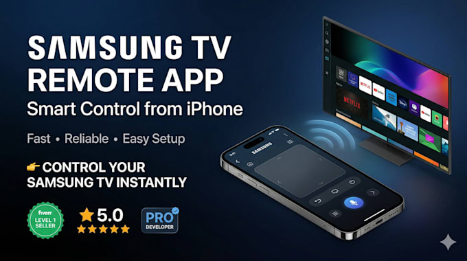 develop samsung smart tv remote app for ios