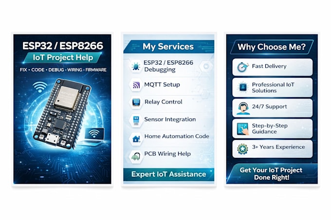 esp32 or esp8266 based home automation project