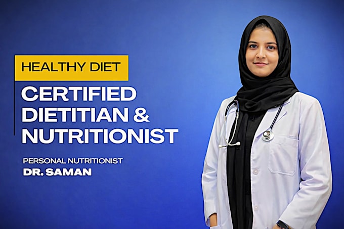 be your dietitian and make your diet plan