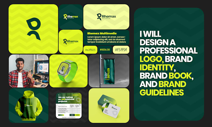 design pro business logo and brand identity, guidelines