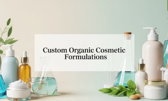 be cosmetic chemist to develop formulation for organic product