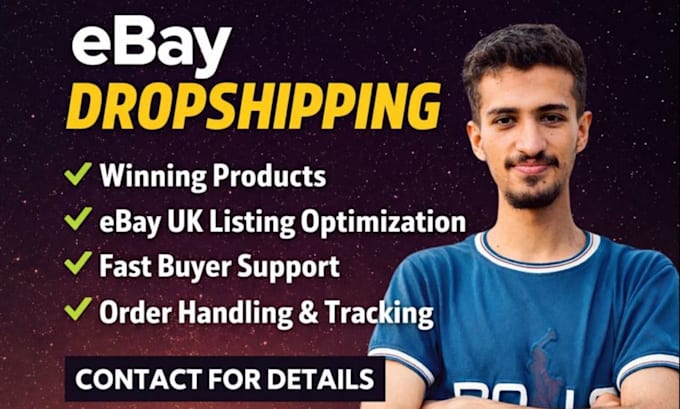 handle complete ebay dropshipping store setup and management