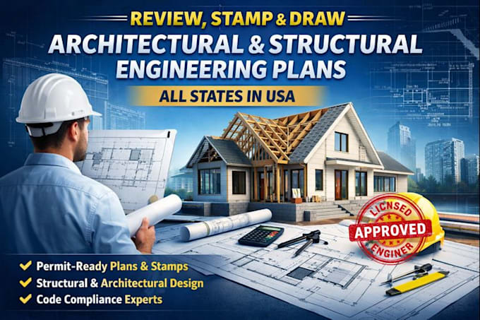 Review, stamp and draw architectural engineering plan in florida ...