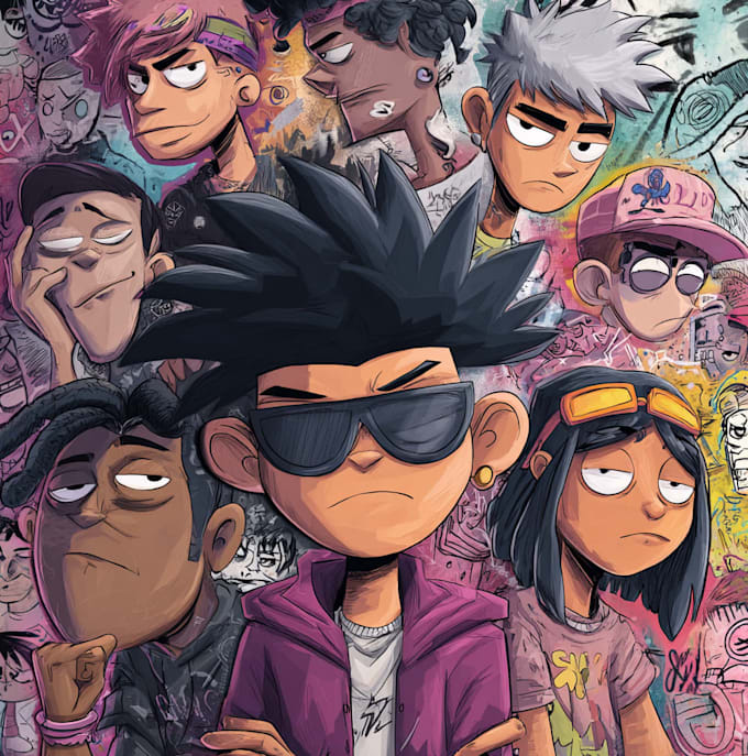 draw cartoon doodle art illustration