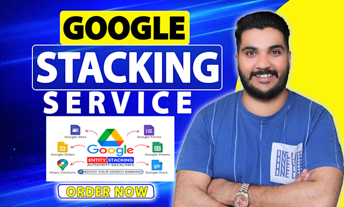 build google stacking and rys entity for high SEO authority