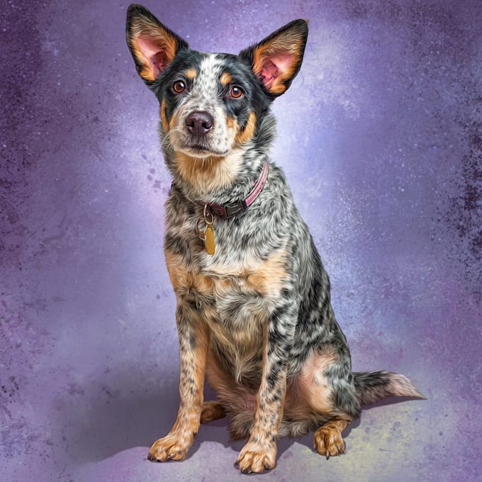 draw your dog or any pets into cartoon
