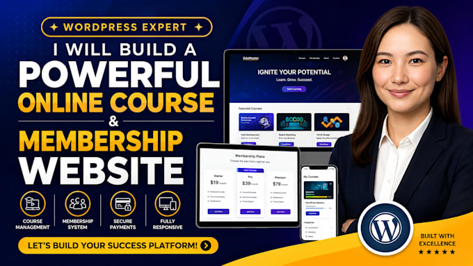 build lms education website online course website education, elearning website