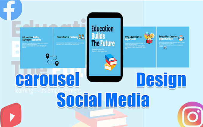 Create professional carousel designs for social media by Tanyrah | Fiverr
