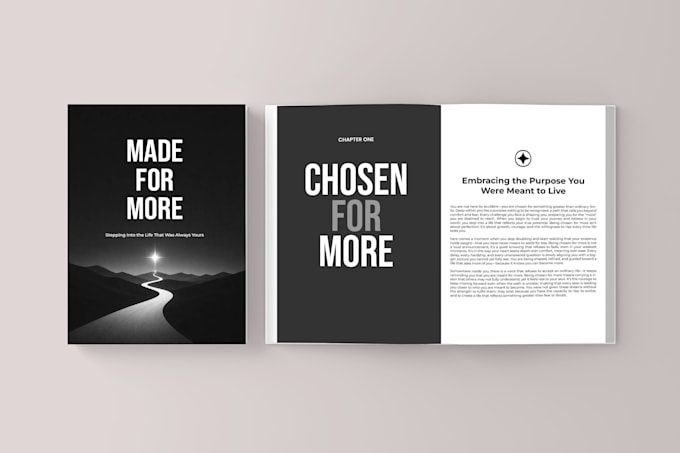 format and design book layout for print and ebook