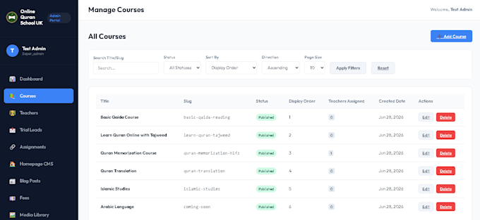 build a flask web app with admin dashboard