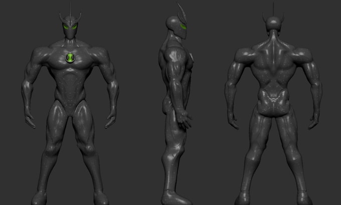 do high quality 3d sculpt for 3d printing