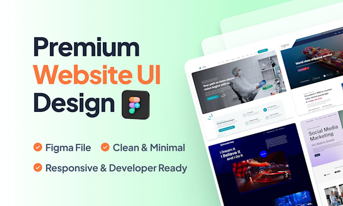 do figma website design, website ui ux design, ui ux design