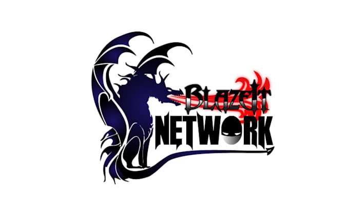 create aggressive fire breathing dragon logo