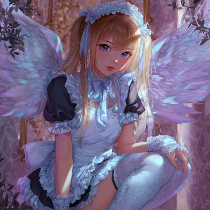 draw a professional anime illustration