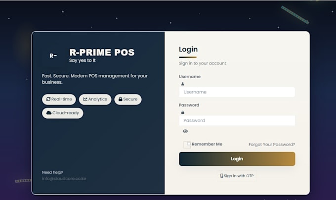 laravel customize with API and secure otp login