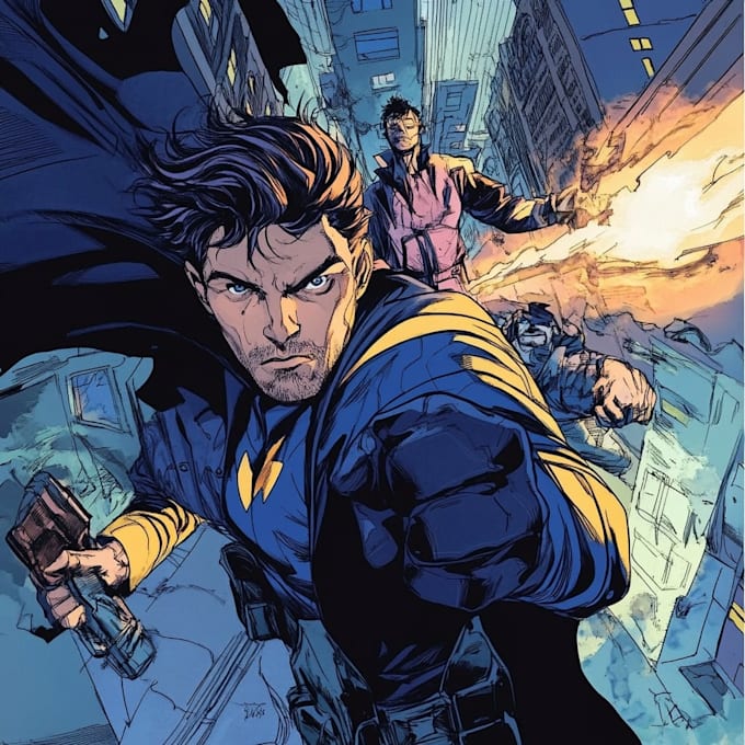 comic book illustration, nsfw comic graphic novel comic