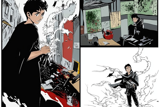 comic book illustration comic graphic novel
