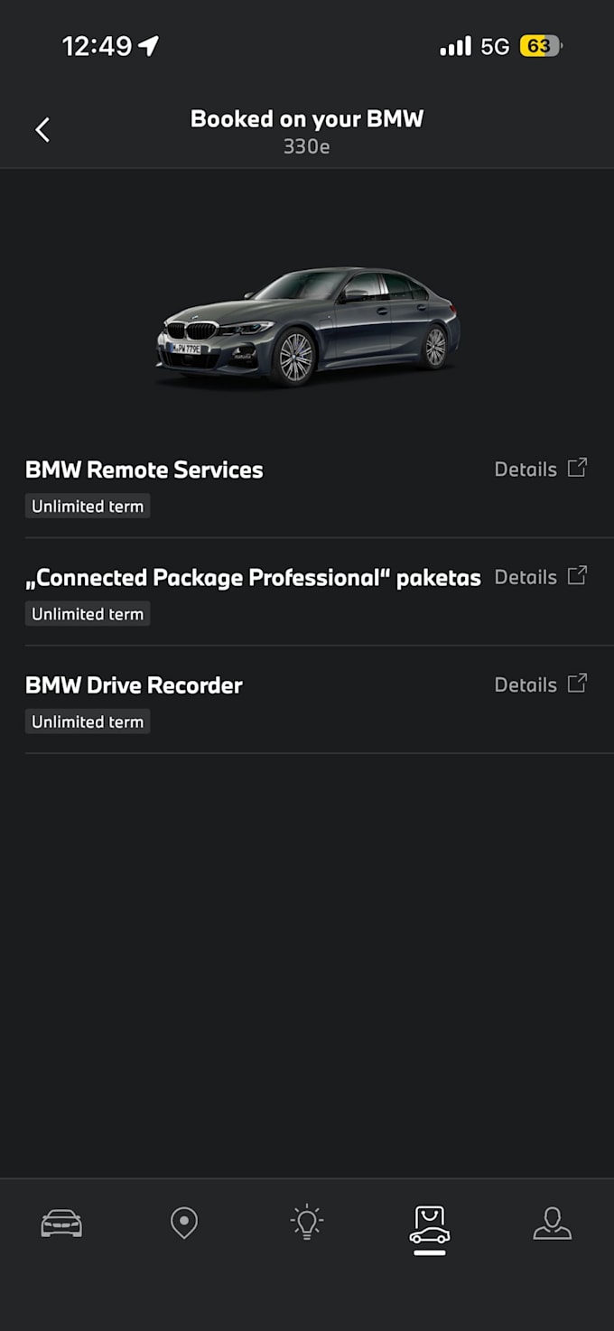 activate bmw connected package professional