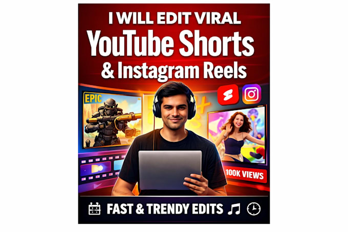 Edit viral youtube shorts and instagram reels professionally by ...