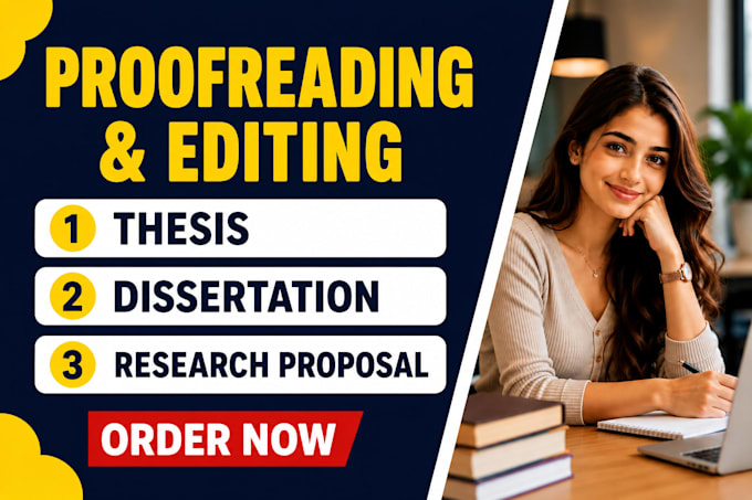 edit and proofread thesis, dissertation, and research proposal