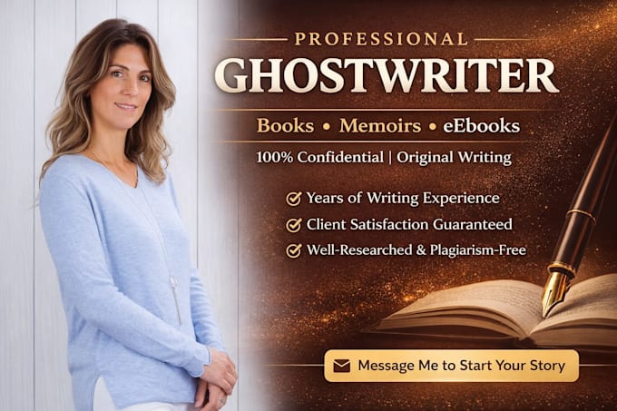 ghost write 35,000 words ebook as ghost book writer, ghost ebook writer