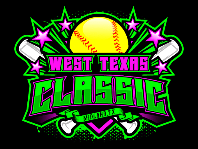 create awesome and gorgeous softball logo design