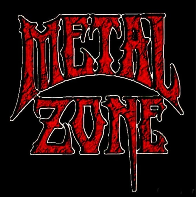 create a classic 80s thrash metal logo