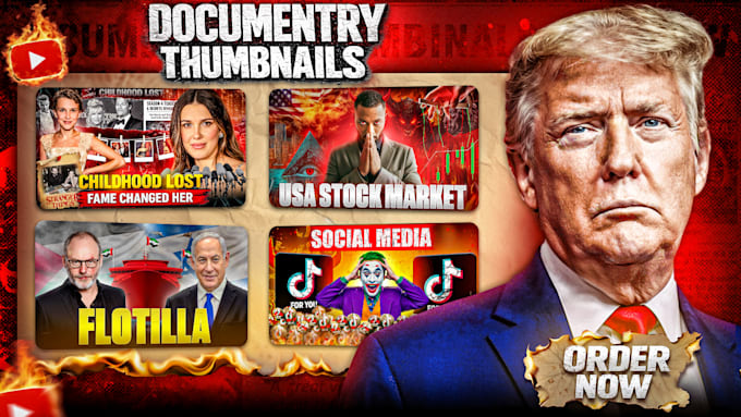 design cinematic youtube thumbnails for documentaries and video essays