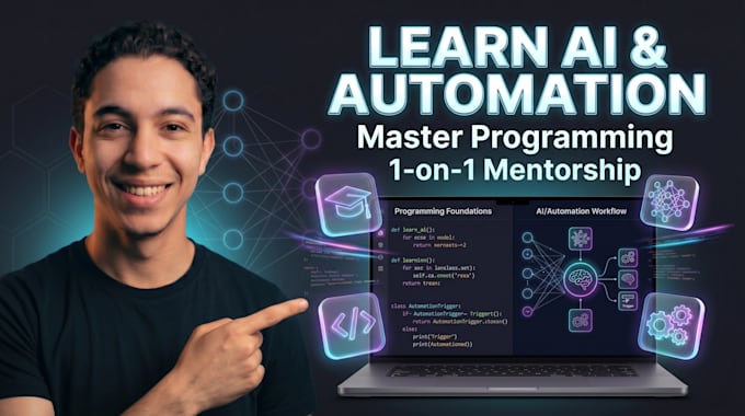 teach you ai and programming step by step with real projects