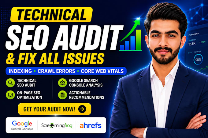 technical SEO, audit and fix gsc, indexing, and crawl errors