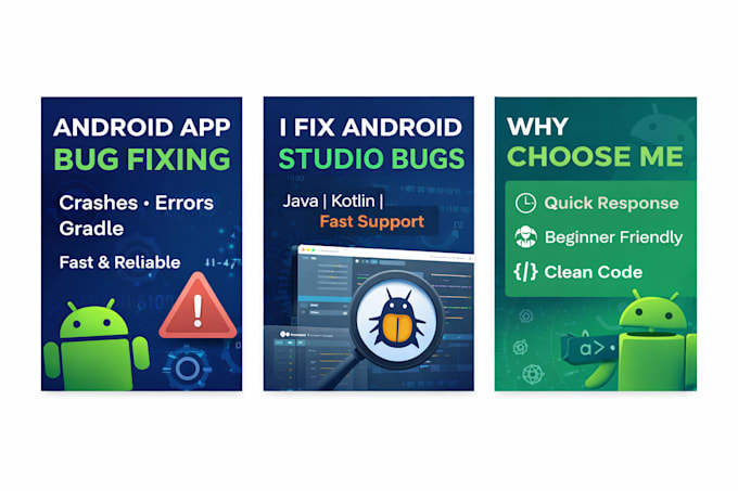 fix bugs and crashes in your android app using android studio