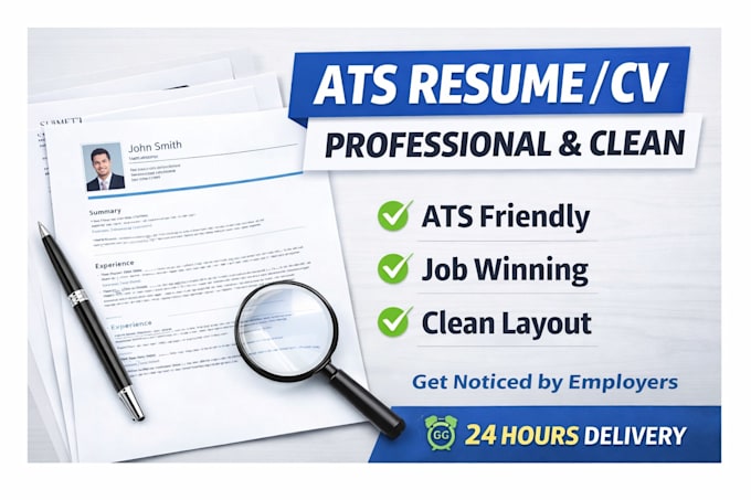 write a clean and ats friendly CV or resume