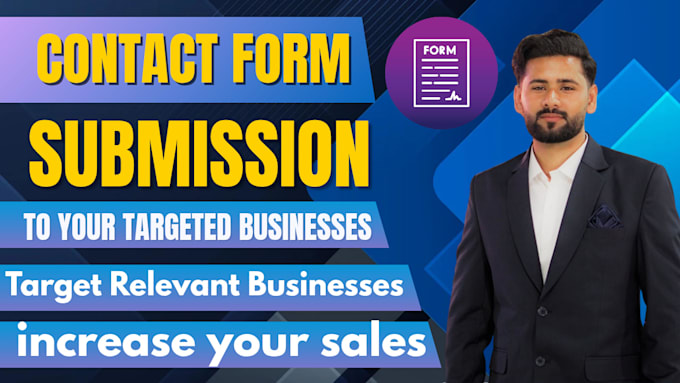 do manual contact form submissions for lead generation