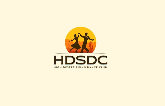 design high desert swing dance club logo