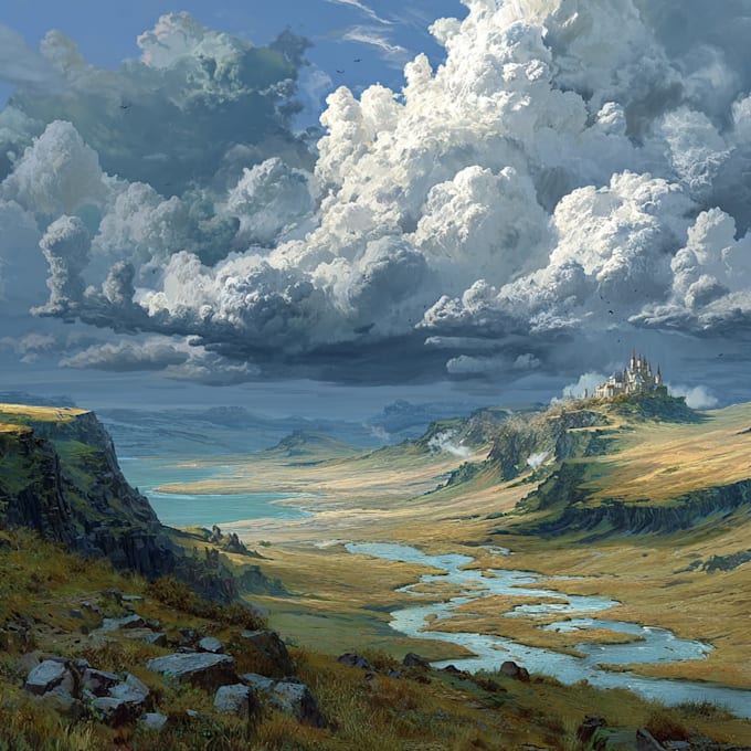 do the landscape illustration or concept art for you