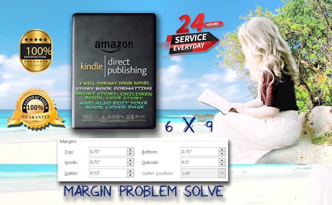professional book layout for amazon KDP and print typesetting expert