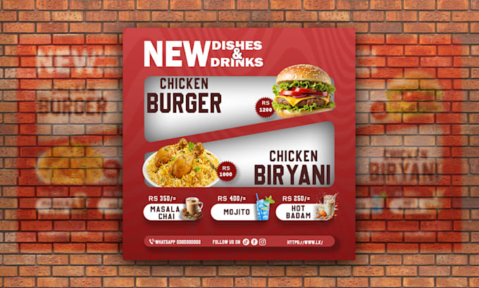 do creative and eye catching  poster designs