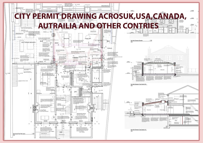 create your blueprint architectural plans for city approval