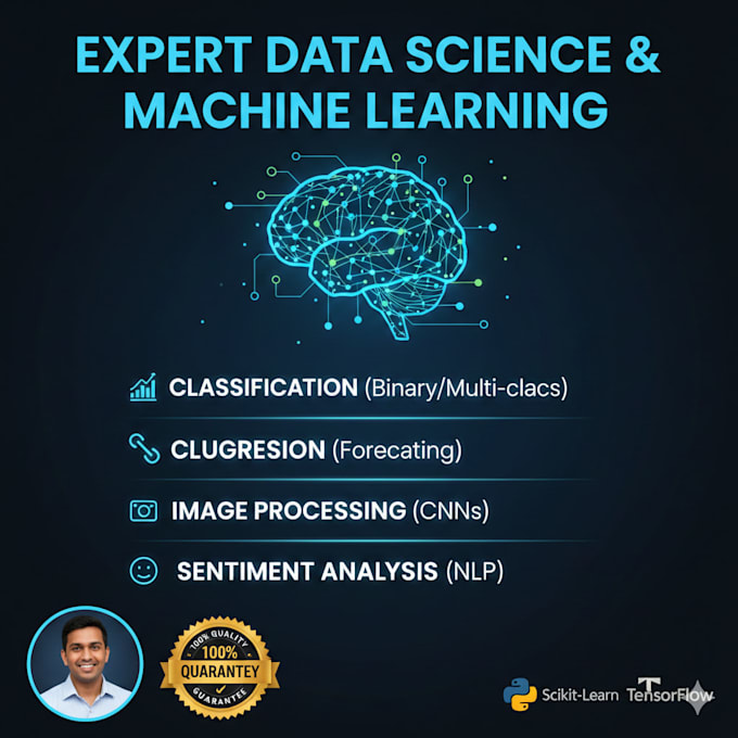 do classification, regression, clustering, image processing, sentiment analysis