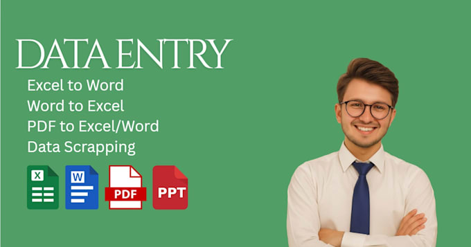 do data entry, typing, and copy paste