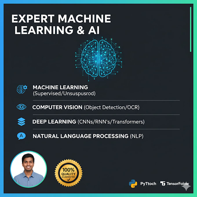 do machine learning, computer vision, deep learning and nlp task and projects